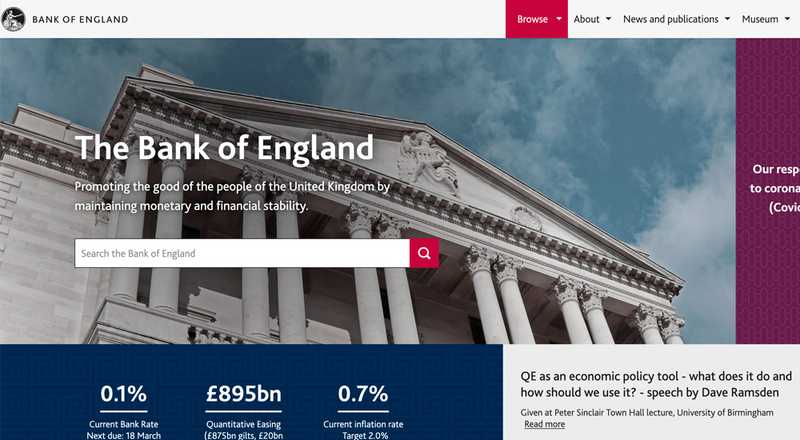 General informations - Bank of England
